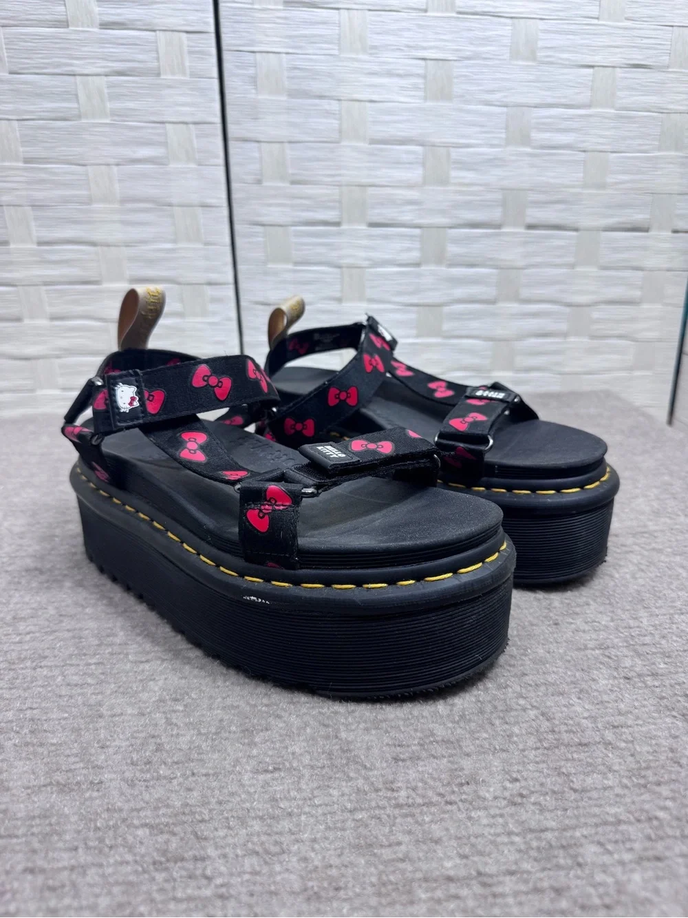 Dr. Martens x Hello Kitty Platform Strap Sandals US Woman Size 7